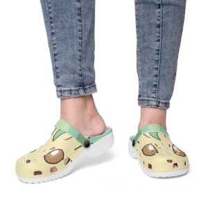 Leafeon Pokemon” Custom Clogs Shoes