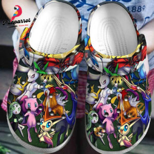 Legendary Pokemon Cartoon Colorful Unisex Classic Clogs For Fans Unisex Gifts 2025