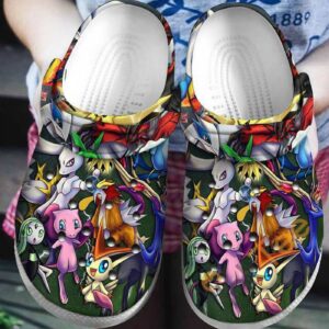 Legendary Pokemon Multi Color Unisex Classic Clogs For Fans Unisex Gifts 2025