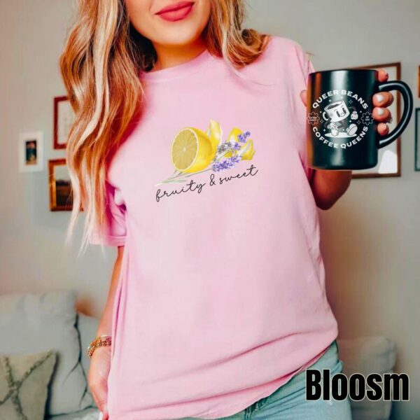 Lesbian Pride Lemon Lavender Sapphic Shirt – Subtle LGBT Pride Chappell Roan WLW