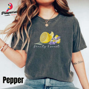Lesbian Pride Lemon Lavender Sapphic Shirt - Subtle LGBT Pride Chappell Roan WLW