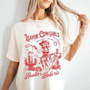 Lesbian Pride Hootin & Hollerin Shirt – Sapphic LGBT LGBTQ Subtle Western Style