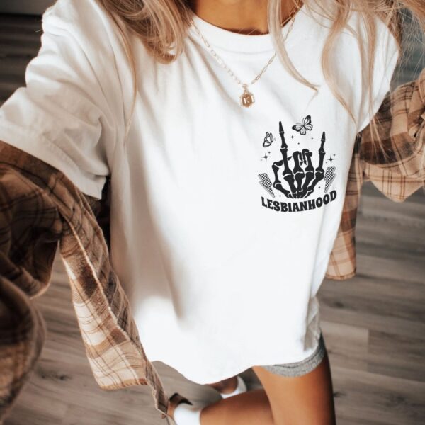 Rockin Lesbianhood Skeleton LGBT Pride Shirt – Chappell Roan WLW Lesbian Shirt
