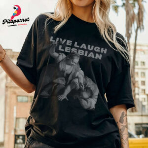 Vintage Live Laugh Lesbian WLW Tee - Chappell Roan Queer Pride Shirt