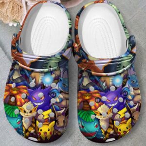 Love Pokemon Anime Clogs
