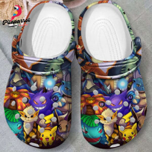 Love Pokemon Anime Clogs