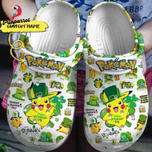 Lovely Pokemon With Clover Custom Name Clogs