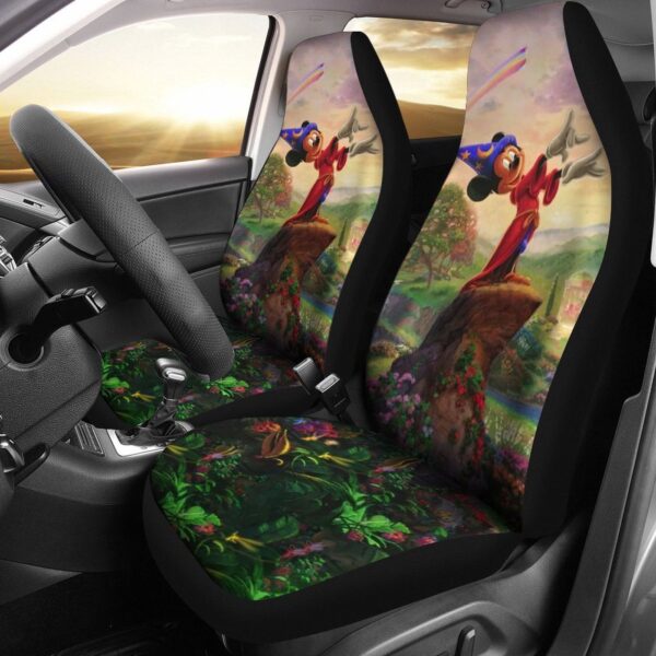 Magician Mickey Mouse Car Seat Cover – Fun and Magical Disney Design