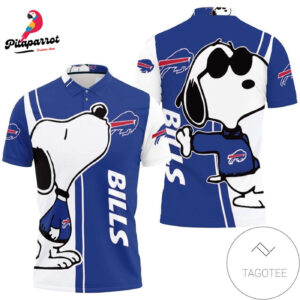 Buffalo Bills Snoopy Lover 3D All Over Print Polo Shirt - Men s & Women s