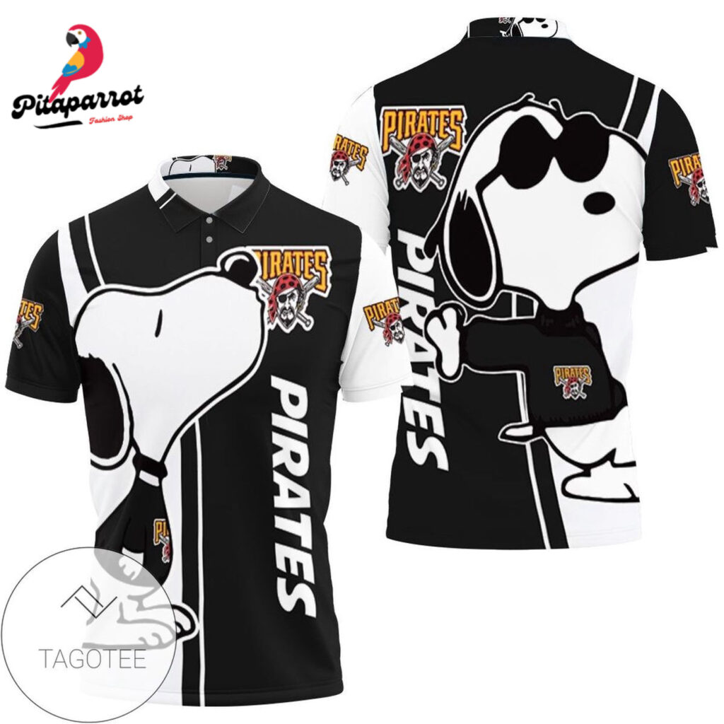 Pittsburgh Pirates Snoopy Lover 3D Printed Polo Shirt for Men & Women Pittsburgh Pirates Snoopy Lover 3D Printed Polo Shirt for Men & Women