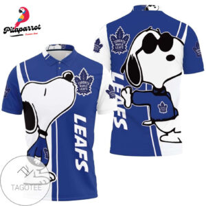 Toronto Maple Leafs Snoopy Lover 3D Printed Polo Shirt - Mens & Womens All Over Print Polo