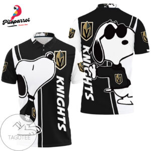Vegas Golden Knights Snoopy Lover Polo Shirt - Men s & Women s 3D Printed All Over Print