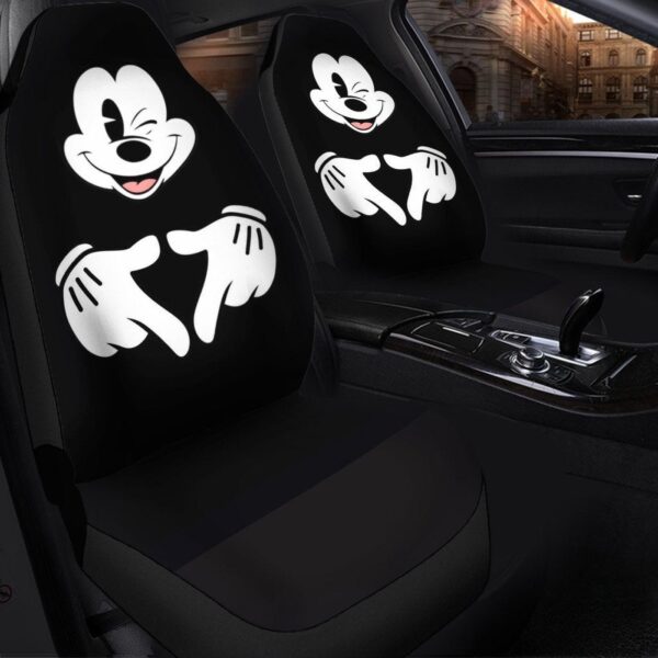 Mickey Disney Car Seat Cover – Mice Love Hand Design for Disney Fans