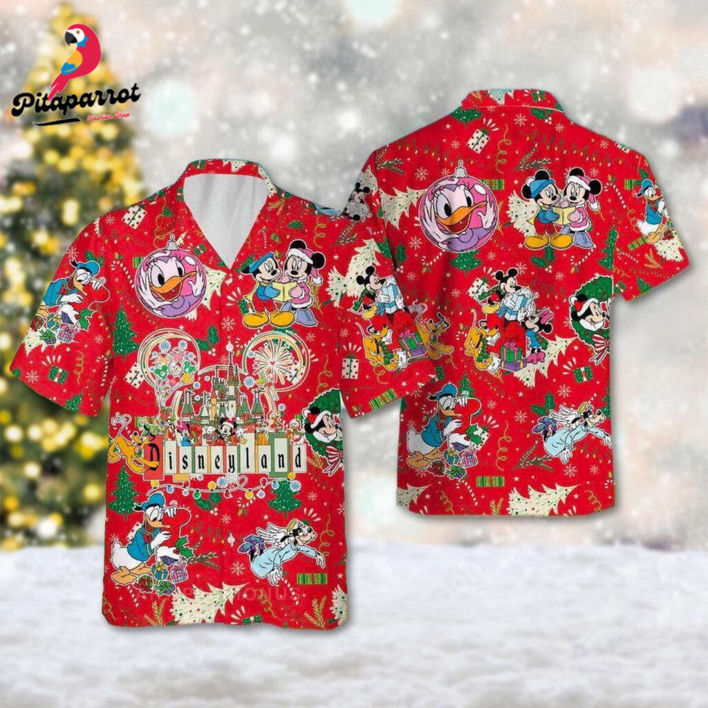Mickey and Friends Christmas Hawaiian Shirt – Magic Kingdom Xmas Gift Mickey and Friends Christmas Hawaiian Shirt – Magic Kingdom Xmas Gift