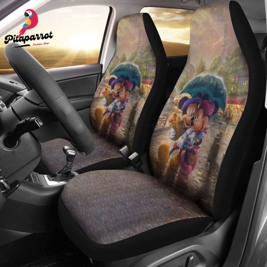 Mickey and Minnie Cute Car Seat Cover – Adorable Disney Design for Kids Mickey and Minnie Cute Car Seat Cover – Adorable Disney Design for Kids