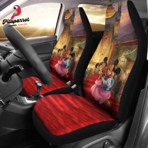 Mickey and Minnie Disney Cartoon Car Seat Cover - Cute and Stylish Protection