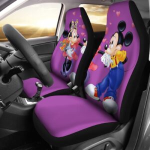 Mickey and Minnie Mouse Car Seat Cover – Disney-themed Protection for Your Vehicle!