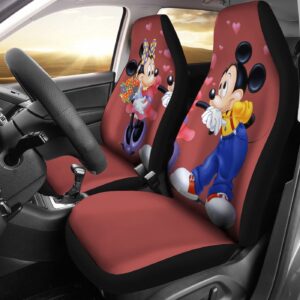 Disney Mickey and Minnie Mouse Cartoon Car Seat Cover – Fun and Functional Design!