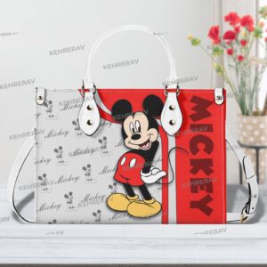 Mickey Lover s Custom Leather Handbag – Vintage Women s Bag & Purse