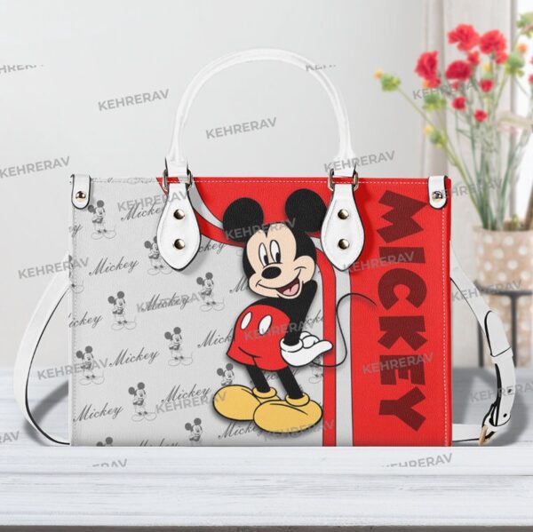 Mickey Lover s Custom Leather Handbag – Vintage Women s Bag & Purse