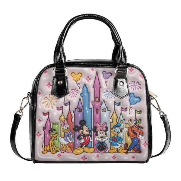 Mickey Cute Leather Handbag Custom Woman Bags Disney Fan Gift