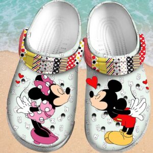 Mickey Minnie CoupleClogs-Shoes Clogband Clogs