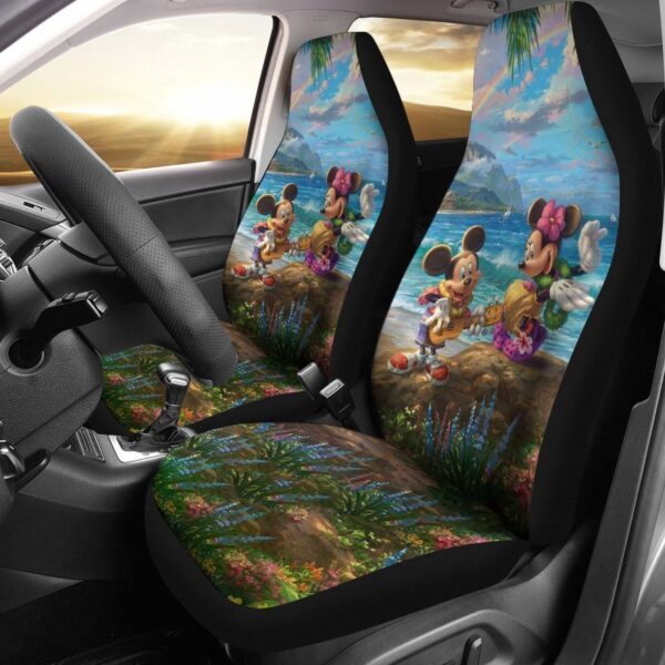 Mickey Minnie Disney Cartoon Car Seat Cover – Cute and Protective Design