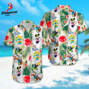 Mickey Mouse Hawaiian Shirt 3D Animated Movie Character Family Vacation Unisex Summer Vibe Shirt