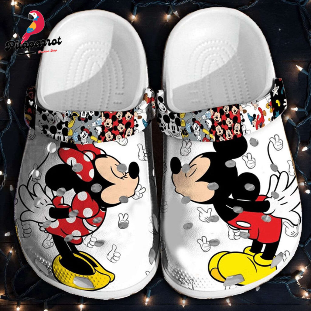 Mickey Mouse And Minnie LoverClogs-Shoes-Slippers Clogband Clogs Mickey Mouse And Minnie LoverClogs-Shoes-Slippers Clogband Clogs