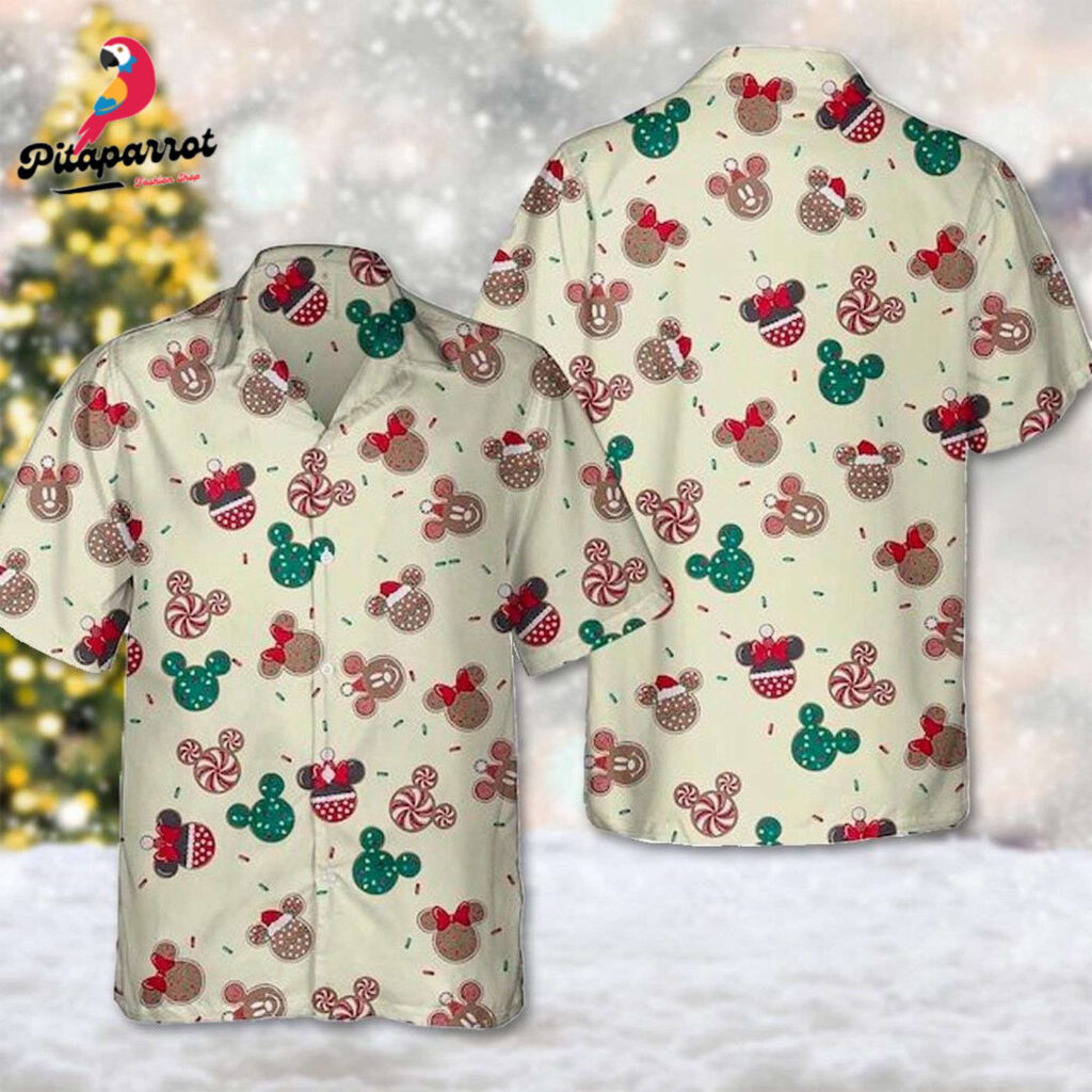 Mickey Mouse Christmas Hawaii Shirt – Xmas Button Up Hawaiian Shirt – Magic Kingdom 3D All Over Print Mickey Mouse Christmas Hawaii Shirt – Xmas Button Up Hawaiian Shirt – Magic Kingdom 3D All Over Print