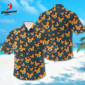 Mickey Mouse Halloween Hawaiian Shirt - Horror Button Up Tee for Magic Kingdom Party