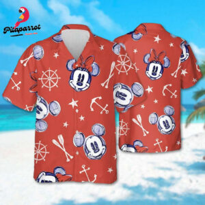 Mickey Mouse Cruise Hawaii Shirt Cartoon Hawaiian Button Up Gift Magic Kingdom 3D All Over Print