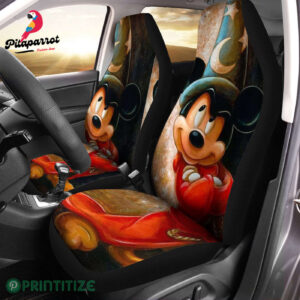 Mickey Mouse Cute Car Seat Cover - Disney Cartoon Theme for Kids