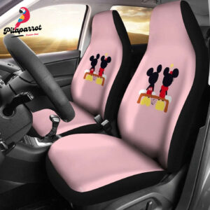 Mickey Mouse Disney Cartoon Car Seat Cover - Cute & Durable Protection!