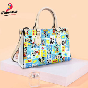 Mickey Mouse Logo Handbag - Funny Disney Fan Gift for Fashionable Ladies