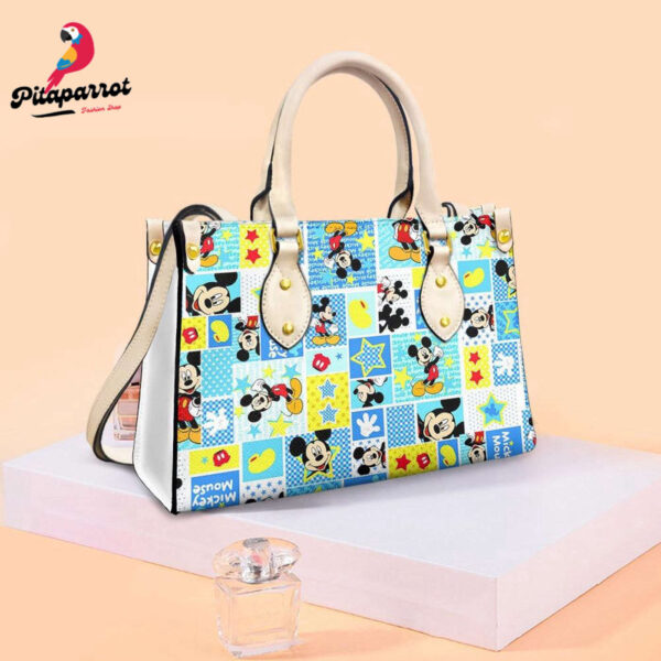 Mickey Mouse Logo Handbag – Funny Disney Fan Gift for Fashionable Ladies