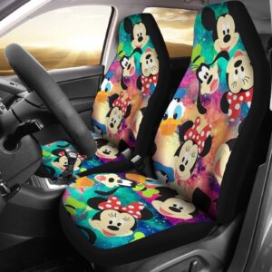 Mickey Mouse Funny Cartoon Car Seat Cover – Perfect Fan Gift!