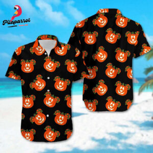 Mickey Mouse Halloween Hawaiian Shirt - Perfect Magic Kingdom Family Trip Tee and Halloween Party Gift