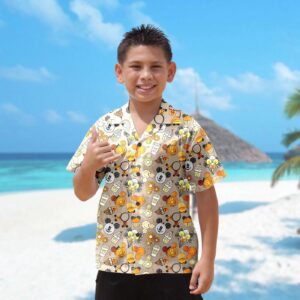 Mickey Mouse Hawaiian Shirt Junk Food Hawaii Halloween Pumpkin All Over Print Shirt