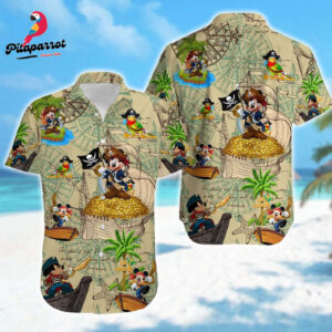 Mickey Mouse Hawaiian Shirt - Aloha Button Up for Summer Vacation in Hawaii!