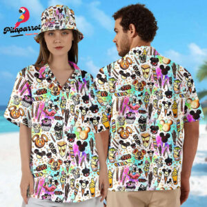 Mickey Mouse Snacks Symbol Hawaiian Shirt - Summer Family Birthday Gift for Kid