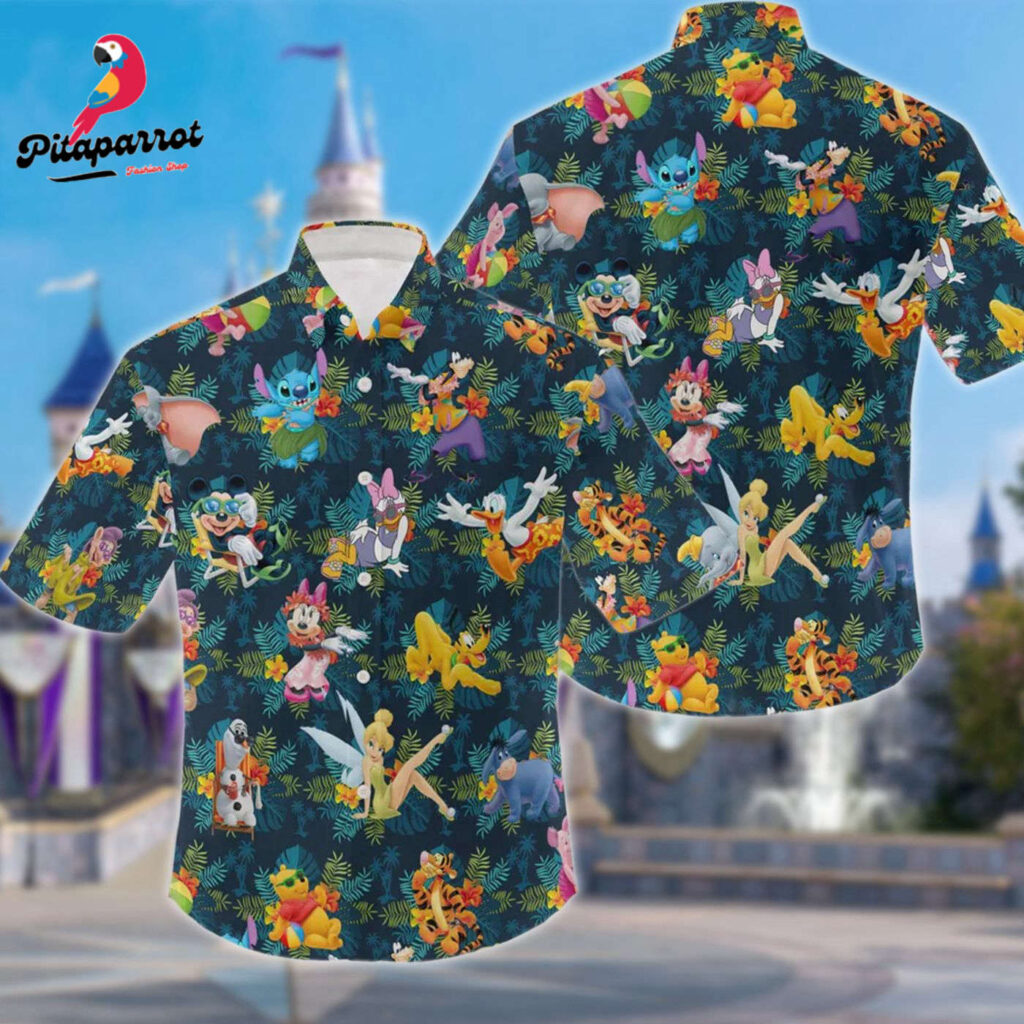 Mickey Tropical Hawaiian Shirt – Funny Minnie Mouse Donald Daisy Duck Stitch Summer Vacation Shirt – Hawaii Family Gift Mickey Tropical Hawaiian Shirt – Funny Minnie Mouse Donald Daisy Duck Stitch Summer Vacation Shirt – Hawaii Family Gift