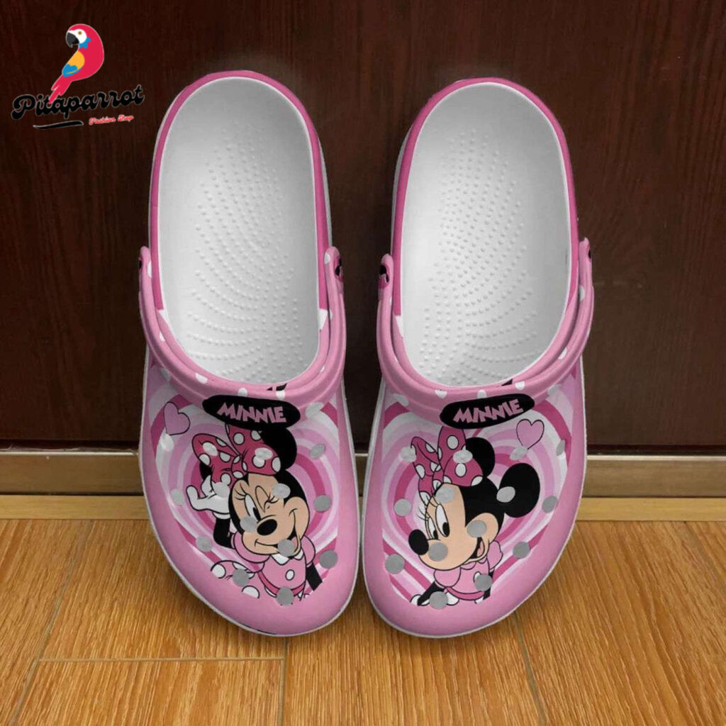 Minnie Mouse Heart Round Pink Black Disney Graphic Cartoon Unisex Clogs Clogs Clogband Shoes Minnie Mouse Heart Round Pink Black Disney Graphic Cartoon Unisex Clogs Clogs Clogband Shoes