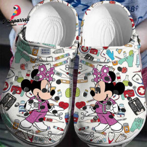 Minnie Mouse Nurse Clogs 3D Clog Shoes – 90sfootwear