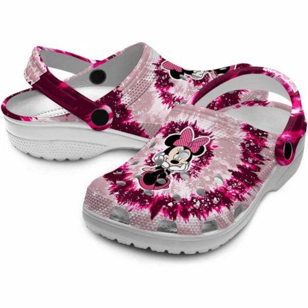 Minnie Mouse Radiant Burst Effect Clogs For Kids And Adults