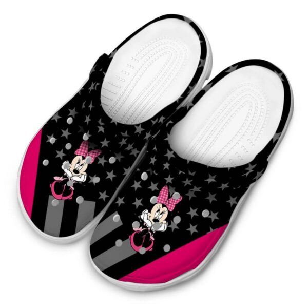 Minnie Mouse Stellar Stripes Theme Clogs For Kids And Adults