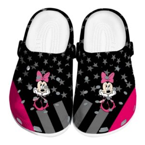 Minnie Mouse Stellar Stripes Theme Clogs For Kids And Adults