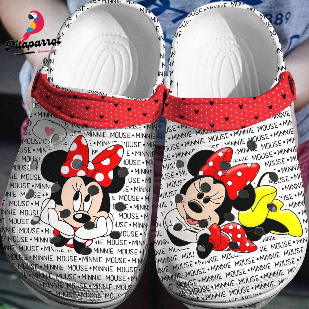 Minnie Mouse StyleClogs-Shoes 3D Clog Shoes Minnie Mouse StyleClogs-Shoes 3D Clog Shoes
