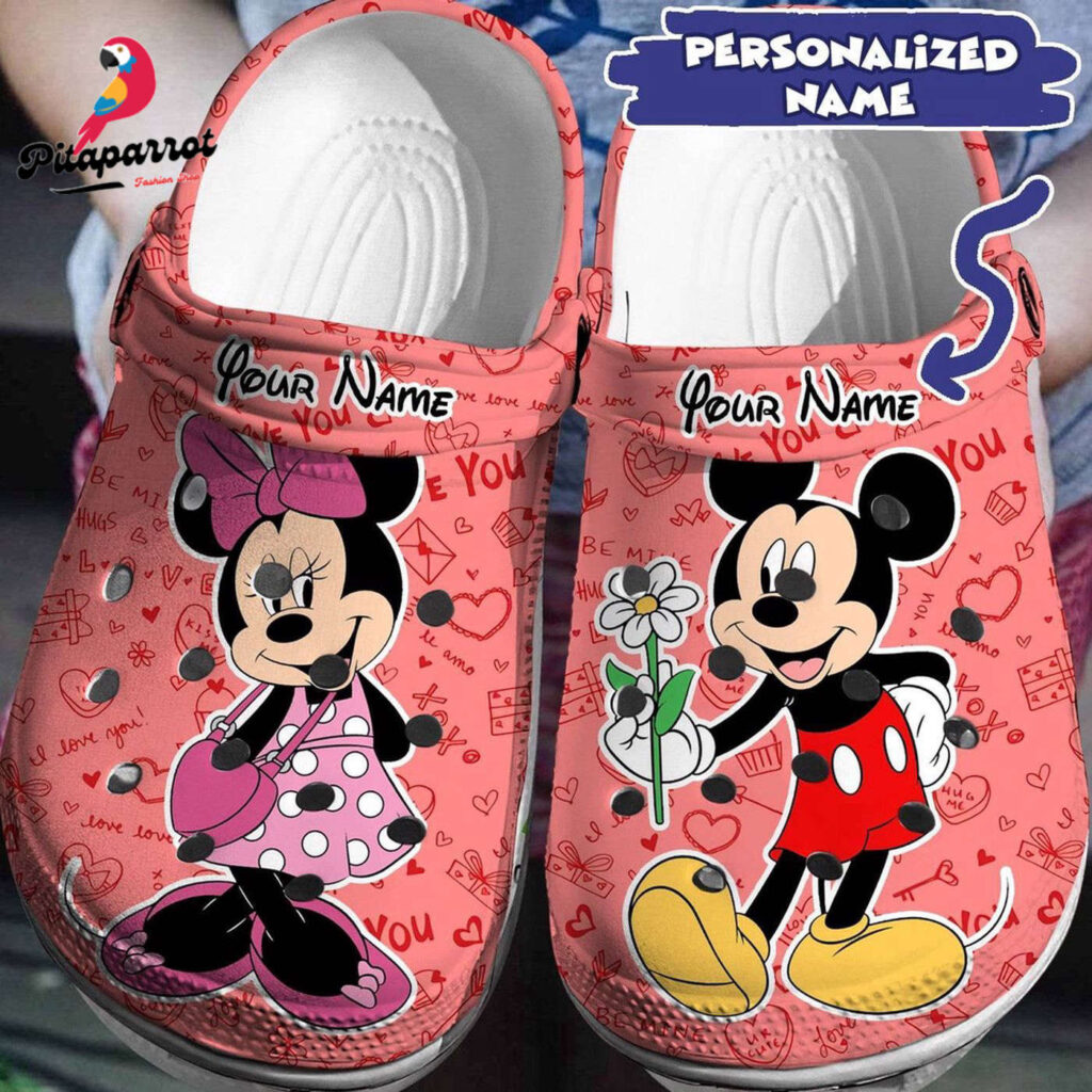 One of a Kind Disney Magic Personalized Mickey MinnieClogs-Shoes 3D Clog Shoes One of a Kind Disney Magic Personalized Mickey MinnieClogs-Shoes 3D Clog Shoes