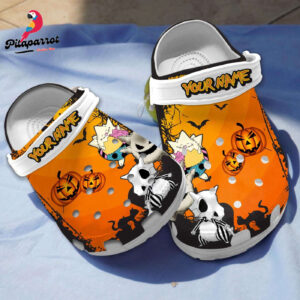 Orange Halloween Pokemon Clogs